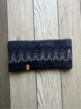 FJALLRAVEN Övik Path Knit Dark Navy/Navy Headband one size